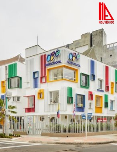 Thi Công Trường Mầm Non Hiện Đại