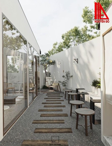 Mẫu Thi Công Coffee Rooftop