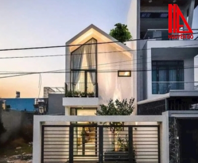 Mẫu nhà phố hiện đại cho gia đình trẻ 2024.